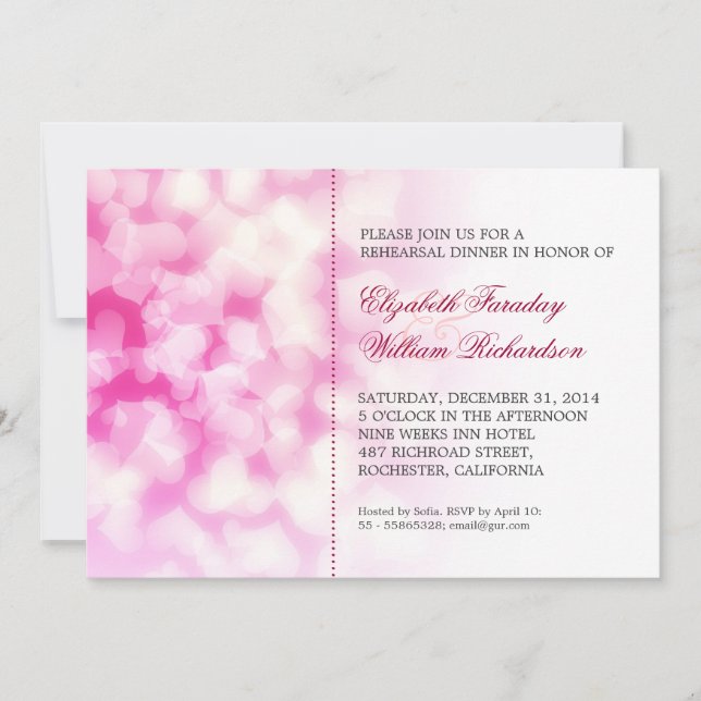 Einladungen für moderne Probe (Vorderseite)