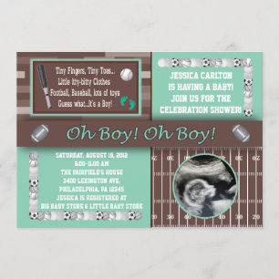 Einladungen für Sportbabys