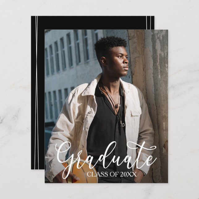 Einladungen für vertikale Foto (Vorne/Hinten)