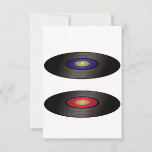 Einladungen für Vinyl-Platten