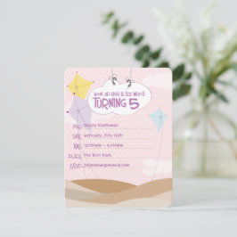 Einladungen | Geburtstag | Kites am Meer