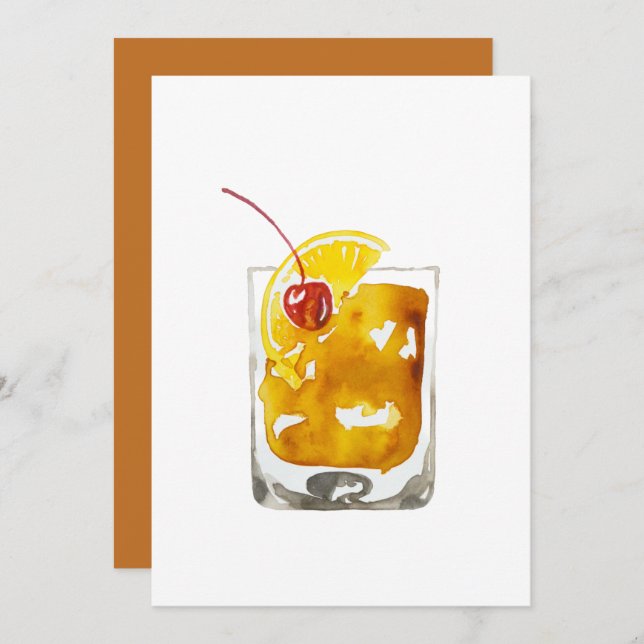 Einladungen in altmodischer Form (Vorne/Hinten)