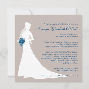 Einladungen mit Brautdusche - individuell gestalte