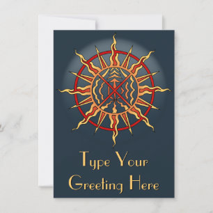 Einladungen mit persönlicher indianischer Geistkar