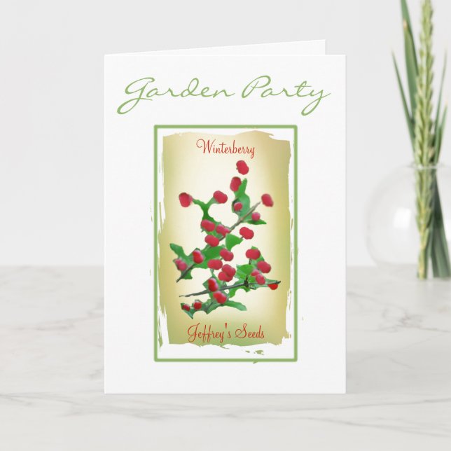 Einladungen oder Mitteilungskarten für Wasserfarbe (Vorderseite)