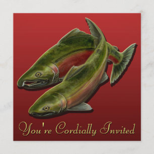 Einladungen Personalisiert Lachs Art UAWG