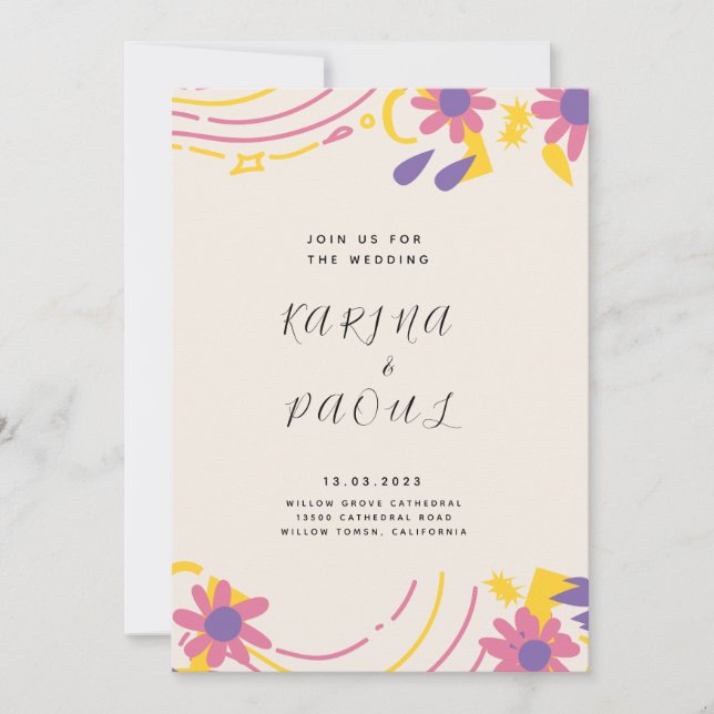 Einladungen und Ankündigungen (Vorderseite)