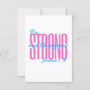 Einladungen und Ankündigungen Josua 1:9