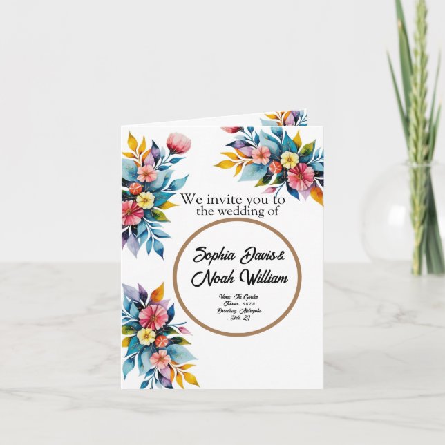 Einladungen und ortsfeste Anlagen (Vorderseite)