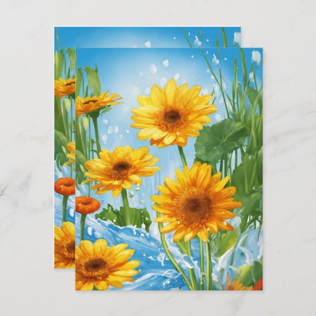 Einladungen und Schreibwaren > Grußkarten (Vorne/Hinten)