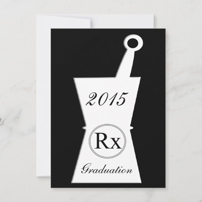 Einladungen von Apotheker zur Graduation Party #38 (Vorderseite)