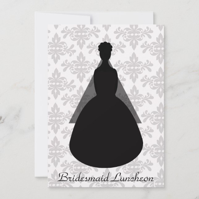 Einladungen von Bridesmaid Luncheon (Vorderseite)