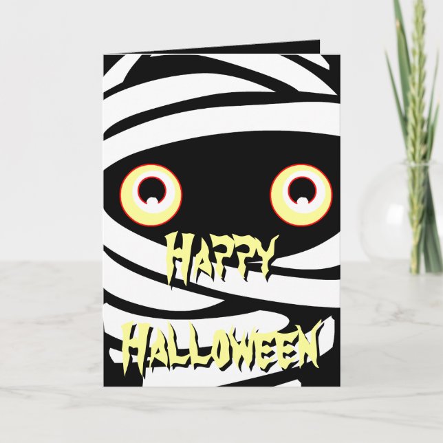Einladungen von Halloween-Party auf Mama Cards (Vorderseite)