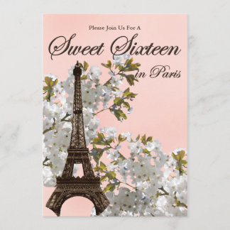 Einladungen von Paris 16 . Geburtstag