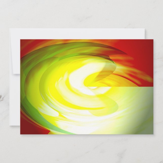 Einladungen zu Abstrakter Computerkunst (Vorderseite)