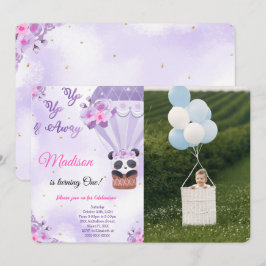 Einladungen zu Air Ballon Foto