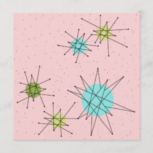 Einladungen zu den rosafarbenen Ikonen-Sternexplos