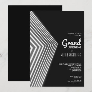 Einladungen zu Grand Opening White Neon