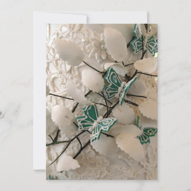 Einladungen zu grünen Schmetterlingen (Vorderseite)