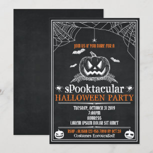 Einladungen zu Halloween-Party