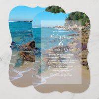 Einladungen zu Hochzeiten am Rocky Beach