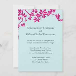 Einladungen zu Hochzeiten in Honeysuckle und Tropi