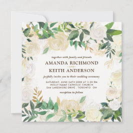 Einladungen zu Hochzeiten mit Gold und Champagner