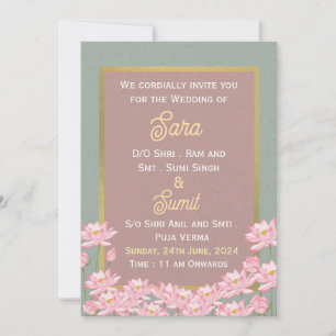 Einladungen zu indischen Hochzeiten