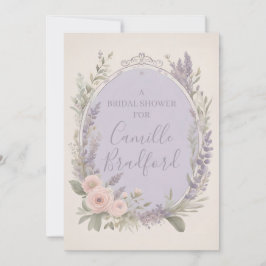 Einladungen zu Lavendel und Blush