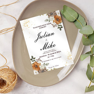 Einladungen zu Minimalistischen Hochzeiten von Kre