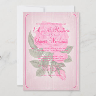 Einladungen zu Rosa und Weiß-Hochzeiten