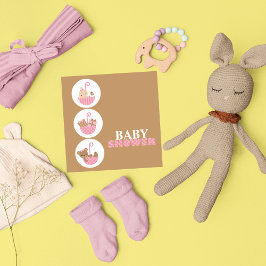 Einladungen zu Super Niedlich Baby Shower