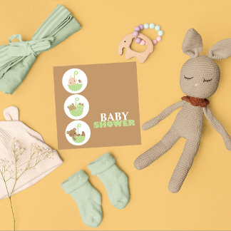 Einladungen zu Super Niedlich Baby Shower