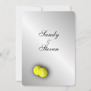 Einladungen zu Tennis Theme Sports Wedding