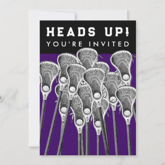 Einladungen zu Veranstaltungen des Lacrosse-Teams