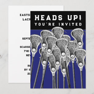 Einladungen zu Veranstaltungen des Lacrosse-Teams