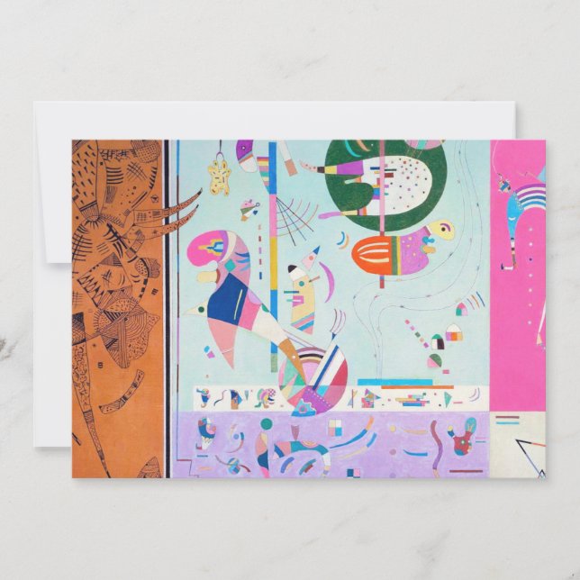 Einladungen zu verschiedenen Teilen von Kandinsky (Vorderseite)