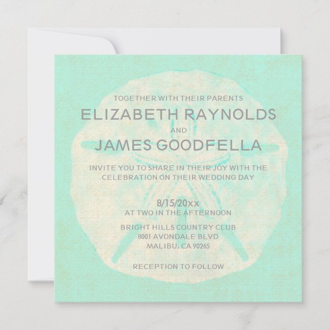 Einladungen zu Vintagen Hochzeitsfeiern (Vorderseite)