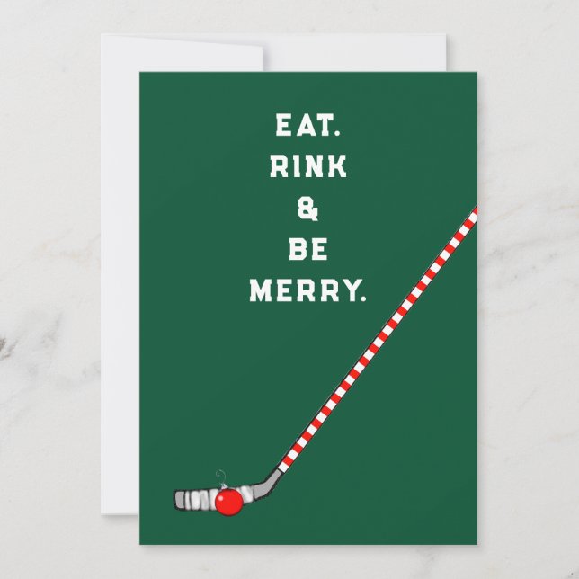 Einladungen zu Weihnachtsfeiertagen (Vorderseite)