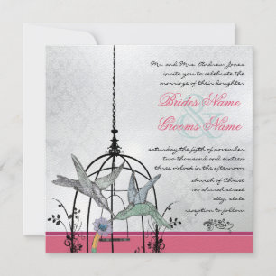 Einladungen zu Whimsical Vintag Bird Cage Wedding