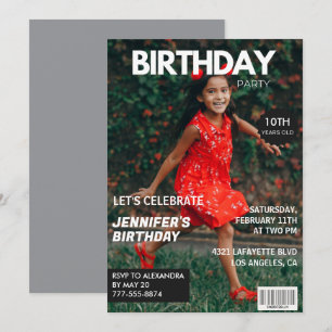 Einladungen zum 10. Geburtstag für sie Zeitschrift