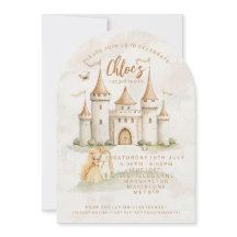 ✨🏰 Einladungen zum 1. Geburtstag der Prinzessin i
