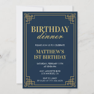 Einladungen zum 1. Geburtstag Geburtstagsessen Jun