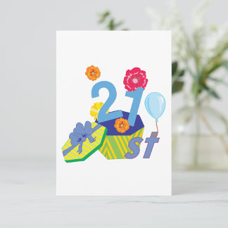 Einladungen zum 21. Geburtstag