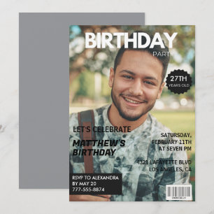 Einladungen zum 27. Geburtstag für ihn Zeitschrift