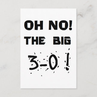 Einladungen zum 30. Geburtstag