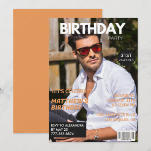 Einladungen zum 31. Geburtstag für ihn Magazin-Cov
