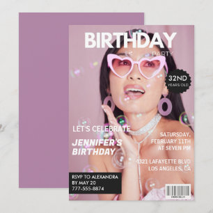 Einladungen zum 32. Geburtstag für sie Zeitschrift