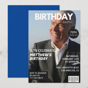 Einladungen zum 70. Geburtstag Männer Ihm Magazin-