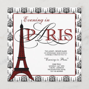 Einladungen zum Abiball Paris